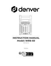 Denver WRB-60 Manual De Instrucciones