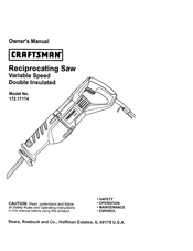 Craftsman 172.17174 Manual De Instrucciones