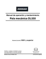 Doosan DL550 Manual De Operación Y Mantenimiento