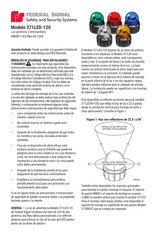 Federal Signal 371LED-120 Guía Rápida