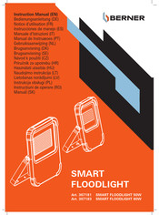 Berner SMART FLOODLIGHT 80W Instrucciones De Manejo