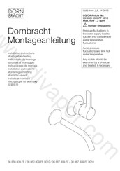 Dornbracht 36 860 809 0010 Serie Instrucciones De Montaje