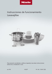 Miele G 5056 SCVi Instrucciones De Funcionamiento