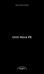 NAIM Uniti Nova PE Guia De Inicio Rapido