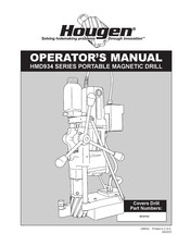 Hougen HMD934 Serie Manual Del Operador