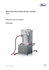 Elma Filter 1 Manual De Instrucciones De Uso Y Montaje
