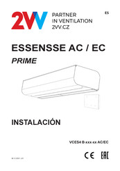 2VV VCES4 B 100-E0 AC Instrucciones De Instalación