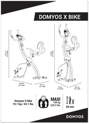 Domyos X BIKE Instrucciones De Uso