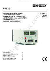 Velleman HQPower PS613 Manual Del Usuario