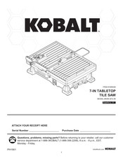 Kobalt 1085049 Manual De Instrucciones