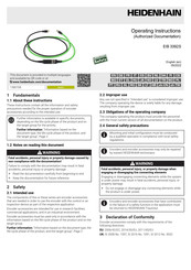 HEIDENHAIN EIB 3392 S Instrucciones De Uso