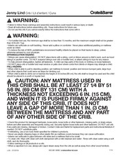 Crate&Barrel Jenny Lind Instrucciones De Montaje