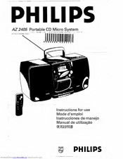 Philips AZ2405 Instrucciones De Manejo