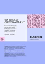 Klarstein Bornholm Curved Ambient Manual Del Usuario