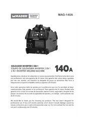 MADER ARC 250 Manual Del Usuario