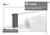 Motorline professional TURBO Manual De Usuario/Instalador