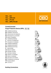 OBO Bettermann V50-+NPE+FS-320 Serie Instrucciones De Instalación