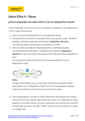 Jabra Elite 4 Guia De Inicio Rapido