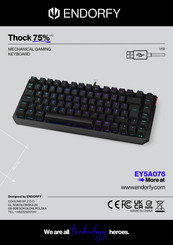 ENDORFY Thock 75% EY5A076 Manual Del Usuario