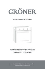 Gröner HH56NB Manual De Instrucciones