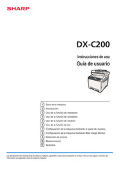 Sharp DX-C200 Instrucciones De Uso