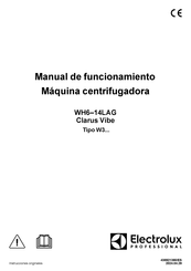 Electrolux Professional WH6-14LAG Manual De Funcionamiento