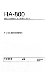 Roland RA-800 Guia