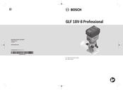Bosch GLF 18V-8 Professional Manual Original