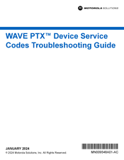 Motorola WAVE PTX TLK 25 Serie Guía De Resolución De Problemas