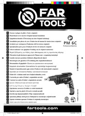 Far Tools PM 6C Traduccion Del Manual De Instrucciones Originale