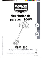 Mac allister MPM1200 Manual De Instrucciones