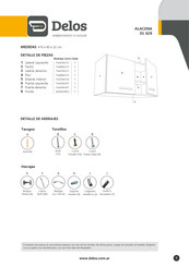 Delos ALACENA DL 628 Instrucciones De Montaje