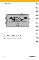 Behringer ULTRA-DI DI400P Manual Del Usuario