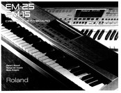 Roland EM-25 Manual Del Usuario