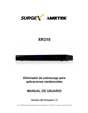 Ametek SURGEX XR315 Manual De Usuario