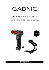 Gadnic CODBAR11 Manual De Usuario