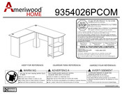 Ameriwood HOME 9354026PCOM Instrucciones De Montaje