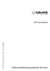 thomann t.akustik PET Vocal Booth Instrucciones De Montaje