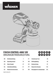 WAGNER FINISH CONTROL 4000 18V Manual De Instrucciones