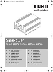 Waeco SinePower SP1500 Instrucciones De Uso