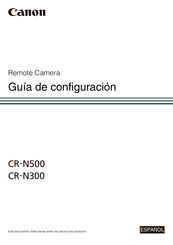 Canon CR-N500 Guía De Configuración