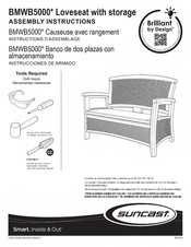 Suncast BMWB5000 Instrucciones De Armado