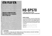 Aiwa HS-SP570 Instrucciones De Manejo