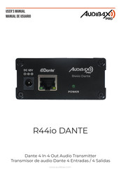 Audibax PRO R44io DANTE Manual De Usuario