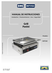 METVISA BIMG GRP360220M4 Manual De Instrucciones