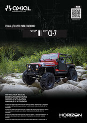 Horizon Hobby axial SCX10 III JEEP CJ-7 Manual De Instrucciones