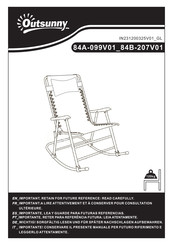 Outsunny 84B-207V01 Instrucciones De Montaje