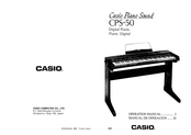 Casio CPS-50 Manual De Operación