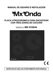 Mx Onda MX-VC2644 Manual De Usuario E Instalacion