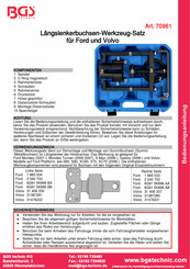 BGS technic 70961 Manual De Instrucciones